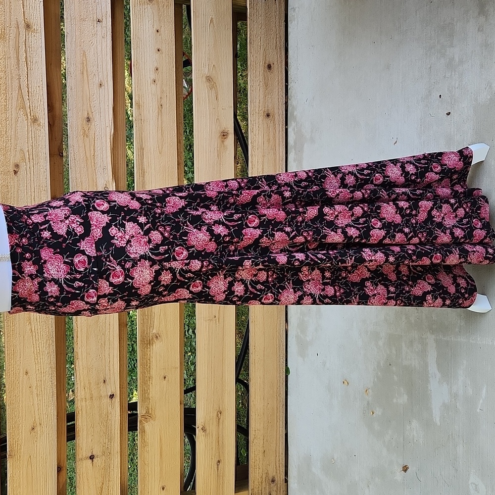 LulaRoe Skirt Dress Floral Stretch Maxi Sz XXS - Picture 3 of 12
